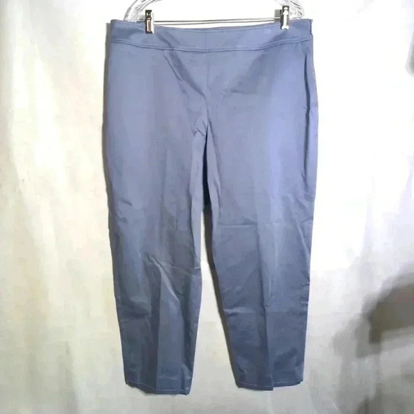 Pendleton Woolen Mills Ladies Pants Slacks gray/blue sz 16 98% cotton - Picture 1 of 4
